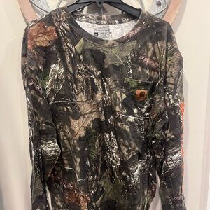 Carhartt Men’s  Woodland Camo Long Sleeve Tee